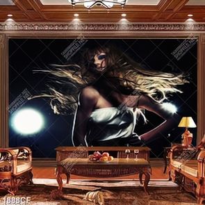 Tranh nữ vũ công nhảy múa