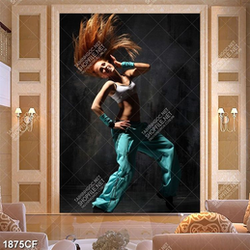 Tranh thiếu nữ nhảy hip hop