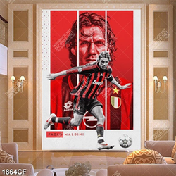 Tranh cầu thủ paolo Maldini