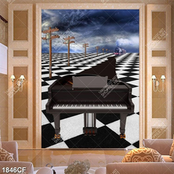 Tranh 3 đàn piano