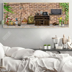 Tranh trang trí dán tường quán cà phê