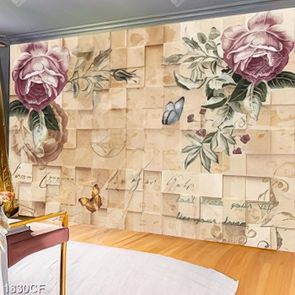 Tranh hoa hồng dán tường chất lượng cao
