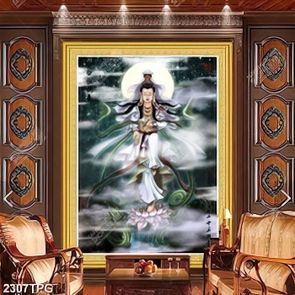 Tranh Bồ Tát treo tường chất lượng cao