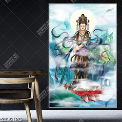 Tranh Quan Âm trên núi