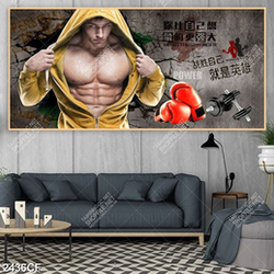 Tranh võ sỹ boxing