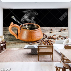 Tranh trang trí tường quán cafe