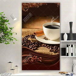 Tranh dán tường tách cà phê nóng hổi Tranh dán tường tách cà phê nóng hổi