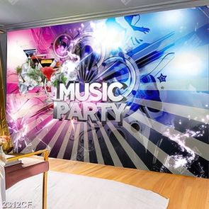 Tranh trang trí gắn tường music party
