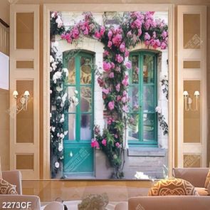 Tranh bức tường hoa đẹp