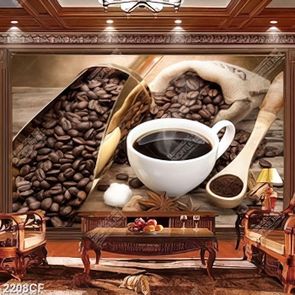 Tranh hạt coffee nguyên chất trang trí tường