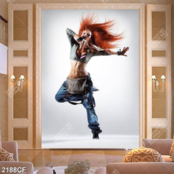 Tranh vũ công nữ nhảy hip hop chất lượng cao