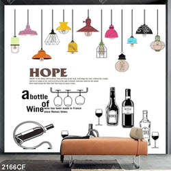 Tranh dán tường trang trí quán bar
