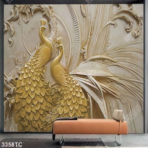 Tranh phù điêu đôi công