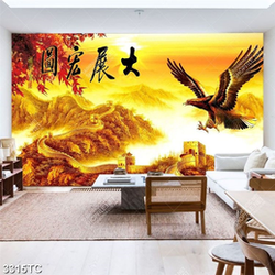 Tranh vạn lý trường thành và chim đại bàng
