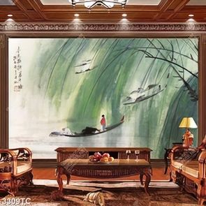 Tranh sơn dầu cảnh quê hương