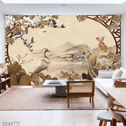 Tranh cửa sổ công và phượng hoàng