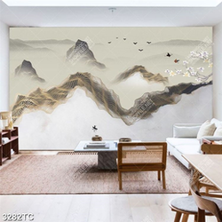 Tranh ghép hoa mai và chim