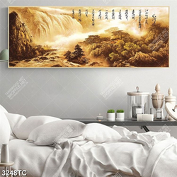 Tranh thư pháp phong cảnh đẹp