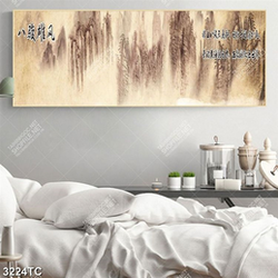 Tranh thư pháp thư mặc khổ dài