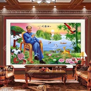 Tranh sơn dầu vị lãnh tụ