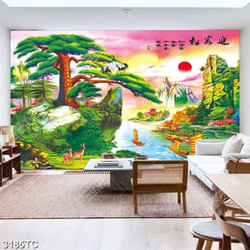 Tranh thuyền trên sông