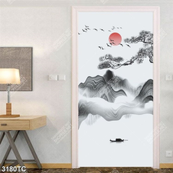 Tranh sông nước và núi