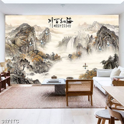 Tranh thư pháp thủy mặc