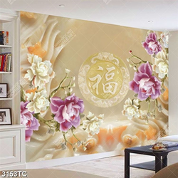 Tranh giả ngọc hoa mẫu đơn