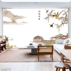 Tranh phong cảnh trên sông