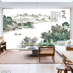 Tranh thủy mặc thư pháp