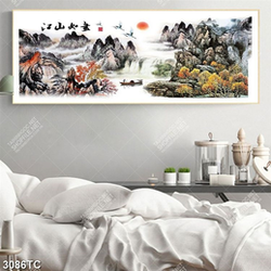 Tranh thư pháp sơn dầu đẹp