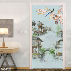 Tranh màu nước phố cổ