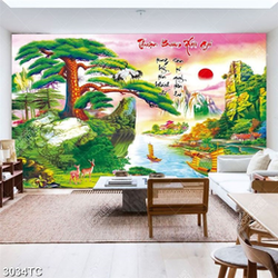 Tranh thư pháp thuận buồm xuôi gió