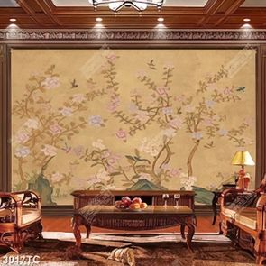 Tranh hoa dán tường