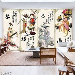 Tranh thiếu nữ thời xưa