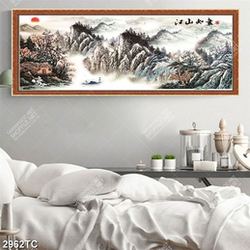 Tranh sơn dầu cảnh non nước