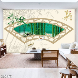 Tranh Quạt treo tường chất lượng cao