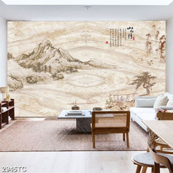 Tranh núi và sông