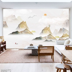 Tranh ghép núi và sông