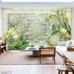 Tranh giả ngọc hoa mẫu đơn