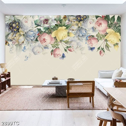 Tranh hoa hồng dán tường đẹp