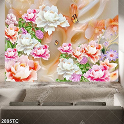 Tranh gỉa ngọc hoa mẫu đơn