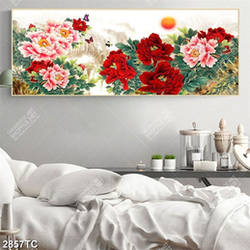 Tranh mẫu đơn in tranh thuê đẹp