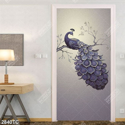 Tranh chim công dán tường