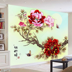 Tranh hoa mẫu đơn