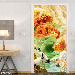 Tranh phù điêu chim hạc