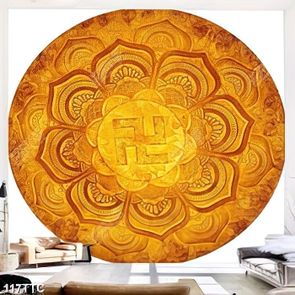 Tranh trúc chỉ wall bông hoa sen nhiều họa tiết