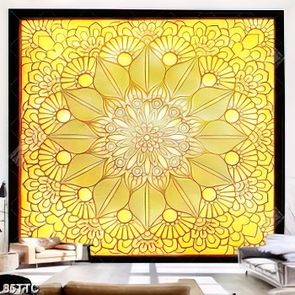 Tranh trúc chỉ nghệ thuật những chiếc lá đan xen