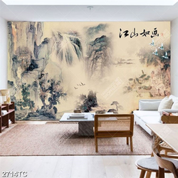 Tranh thác và núi