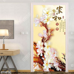 Tranh thư pháp và hoa mộc lan